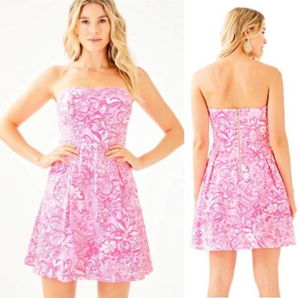 Pink Lily Blossom Dress